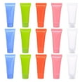 thumbnail image 1 of Tubes de Voyage à Conception Étanche pour Distribution de Lotion 30 Pcs Bouteilles Vides 5 ml, 1 of 8