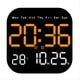 thumbnail image 1 of Relojes de Pared Digitales Temperatura Fecha Semana Visualización Reloj de Mesa Electrónico Reloj Despertador LED Montado en la Pared Control Remoto, 1 of 5