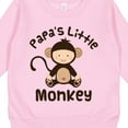 thumbnail image 3 of Inktastic Papas Little Monkey Boys Funny Toddler Sweatshirt, 3 of 4