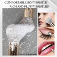 thumbnail image 3 of Set de brochas de maquillaje Vivid Beauty, 18 unidades, con funda de viaje, color gris, 3 of 7