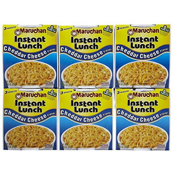Maruchan Instant Lunch Cheddar Cheese Flavor Soup - 2.25 Oz - 6 Pack