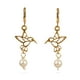 thumbnail image 4 of Vangania collar y aretes colibrí dorado con perla elegante para mujer regalo, 4 of 4