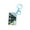 Blue, variant on ABS Piano Keychain Musical Toy for Kids and Home Use Piano Rhythm Keychain Toy Portable Music Play for Children