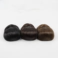 thumbnail image 3 of Moño de peluca mate de material de seda de alta temperatura, bolso de pelo con cabeza de bola tejida para novia, moño largo de moda, 3 of 5