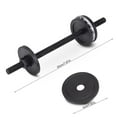 thumbnail image 3 of Qiilu Bike Bottom Tool, Bike Accessory,Bike Headset Bottom Bracket Install Cap Press Pressure Compress Tool Tackle, 3 of 8