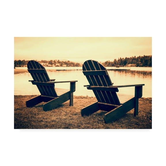 Trademark Fine Art 'At the Lakes' Canvas Art by Edward M. Fieldin