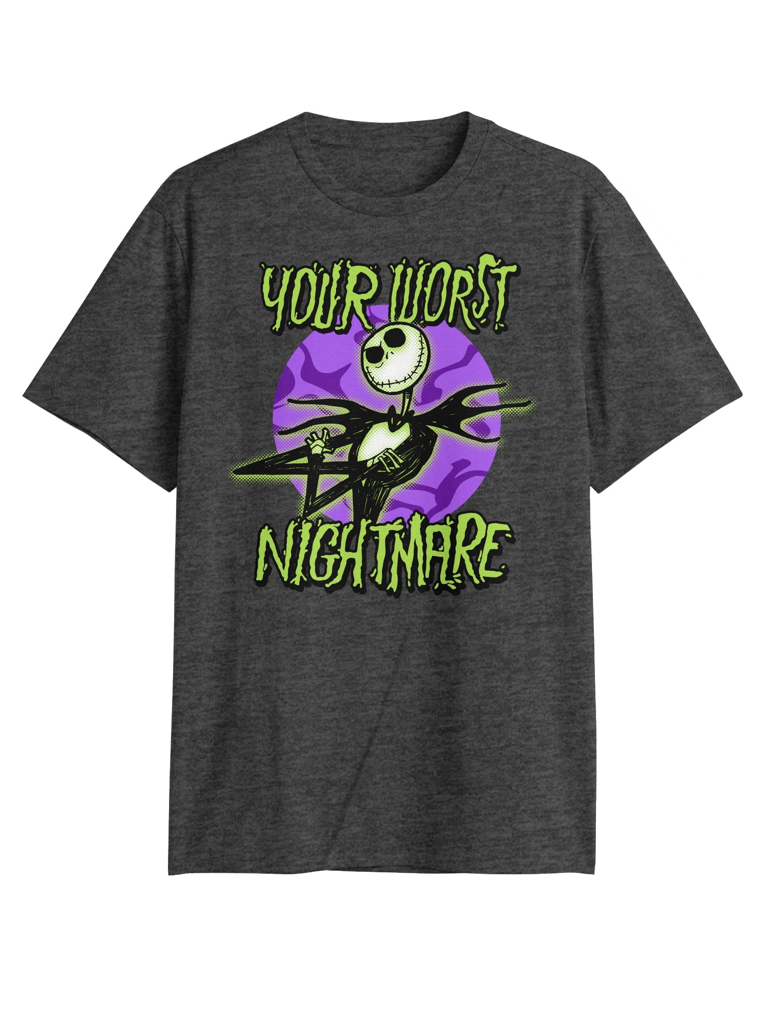 The Nightmare Before Christmas, Men's & Big Men's Halloween Graphic Tee, Sizes XS-3XL