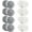 Gray, variant on Assorted Color Chunky Yarn for Crocheting - Pack of 8, Bulky Large Soft Fluffy Yarn, Plush Fuzzy Yarn Thick Chenille Yarn for Hand Knitting/Arm Knitting (27yds,8 oz Each Skein)