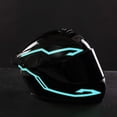 thumbnail image 3 of Tira de luz fría para casco de motocicleta 4 en 1, tira adhesiva luminosa LED para niebla y lluvia, 3 of 12