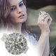 thumbnail image 1 of Anillo de incrustación de diamantes para mujer - Anillo de declaración de zirconio cúbico de plata esterlina para mujer, regalo de aniversario y San Valentín, 1 of 1
