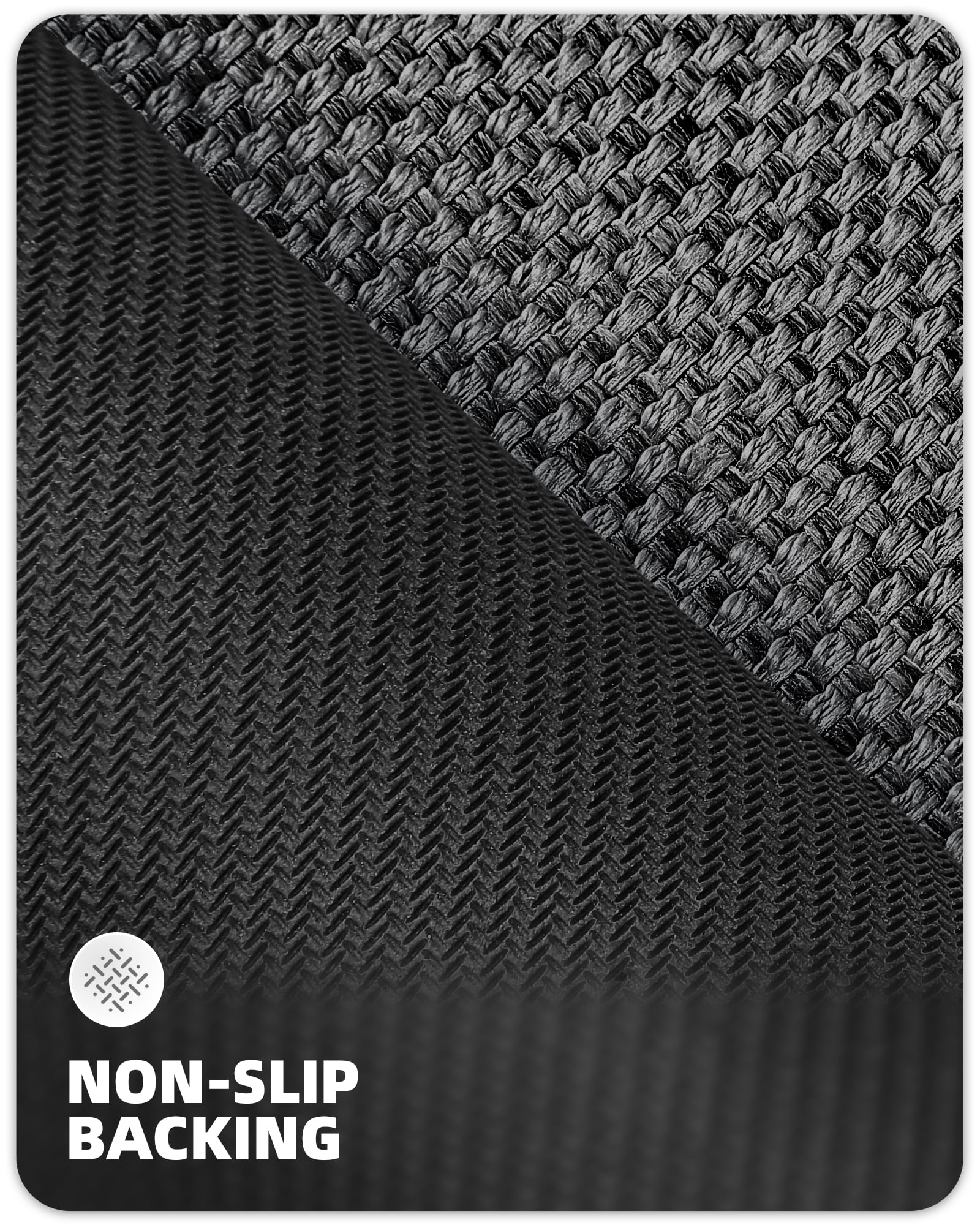 PABUBE Indoor and Outdoor Doormat, Non Slip Low-Profile Front Door Mat for Entryway, Washable Absorbent Indoor Rug,22" x 31", Grey