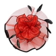 thumbnail image 6 of CAIXIA Fascinators Hat for Women Tea Party Headband Kentucky Derby Wedding Flower Cocktail Mesh Feathers Hair Clip, 6 of 7