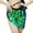 Green, variant on HNMKIU Women's Sparkly Sequin Mini Skirt with Adjustable Lace-Up Waist for Party Nights Pink,XL
