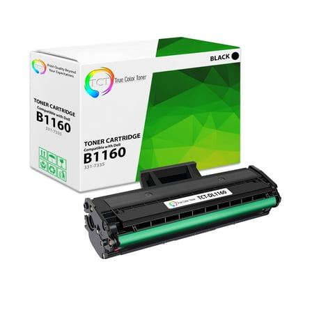 TCT Compatible Toner Cartridge Replacement for the Dell B1160 Series - 1 Pack Black