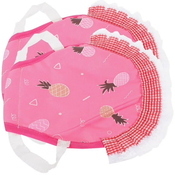 2 Pcs Hen Vest Pet Poultry Saddle Chicken Vest for Hens Chicken Aprons for Hens Hen Saddle