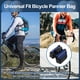 thumbnail image 2 of Bolsa de cuadro de bicicleta Unique Bargains, bolsa de pannier para bicicleta, bolsa impermeable para portabicicletas, bolsa delantera de cuadro de bicicleta, nylon azul, 2 of 6