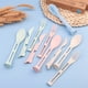 thumbnail image 5 of Kitchen aid Three-in-one Portable Knife And Fork Spoon Family Plastic Spoon And Fork Western Food Tableware Set Kids, 5 of 5