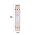 thumbnail image 4 of Xihbxyly Afeitadora Eléctrica, Recortadora de Bikini 2 En 1, Dispositivo de Depilación Impermeable, Suave para Pieles Sensibles, Uso En Ducha y Seco, Esencial para El Cuidado Personal Femenino, Recar, 4 of 7