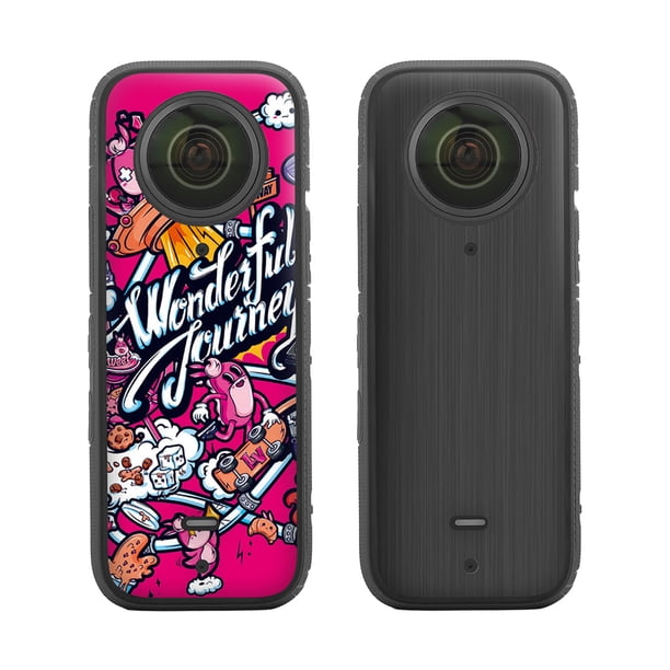 2 juegos de películas protectoras, calcomanías de cámara de PVC antiarañazos, deformación de piel para Insta360 X3