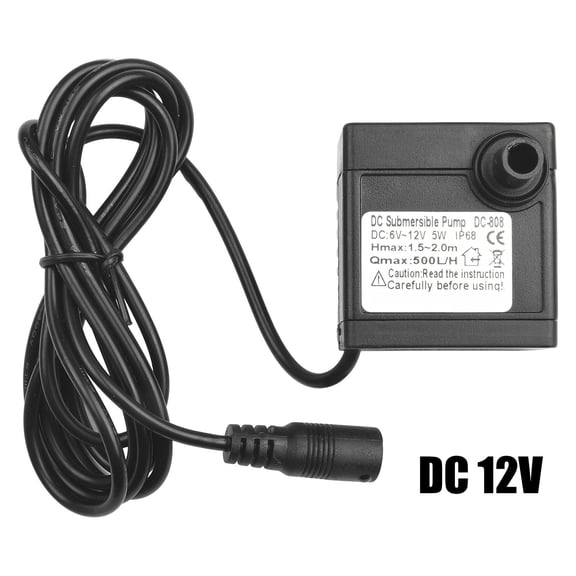 Solar Power Amphibious Small Submersible Water Pump For Aquarium Fountain Pond Dc12V YIWEI