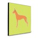 thumbnail image 1 of "Treasures Pharaoh Hound Checkerboard Green Panel wall-decor, Multicolor" Caroline's Treasures BB3788UP88, 1 of 1