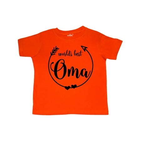 

Inktastic World s Best Oma Gift Toddler Toddler Girl T-Shirt