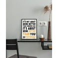 thumbnail image 3 of Inspirational 11x14in Black Framed Wall Art Motivational BEING BETTER Quote Sayings Office Home Decor Canvas Prints Encouraging Positive Posters Painting, 3 of 4