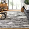 thumbnail image 2 of SAFAVIEH Metro Bridget Abstract Area Rug, Ivory/Black, 6' x 6' Square, 2 of 6