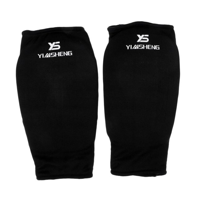 Espinillera de algodón para Karate/Sanda/Taekwondo/Muay Thai/mallas de boxeo, soporte de tobillo, equipo de protección para pies