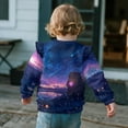 thumbnail image 5 of DISNIMO Capybara Printed Sweatshirt for Girls Long Sleeve Pullover Tops Cozy Sweater Lightweight T-Shirts for Fall Winter 5-6 Years, 5 of 7