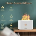 thumbnail image 3 of Difusor de aceites esenciales con forma de llama, difusor de aroma con luz de llama que cambia de 7 colores, humidificador de aire con protección de apagado automático sin agua para spa, oficina en, 3 of 7