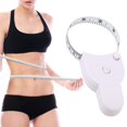 thumbnail image 1 of Body Measuring Tape for Body Measurement, 60 Inch 150 cm Locking Pin and Button Retract Design Weight Loss Measuring Tape, 1 of 5