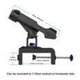 thumbnail image 3 of Sports and Outdoors Adjustable 360 \u200b\u200bDegree Clamp Large Opening Boat Fishing Rod Holders Foldable Bracket, 3 of 4