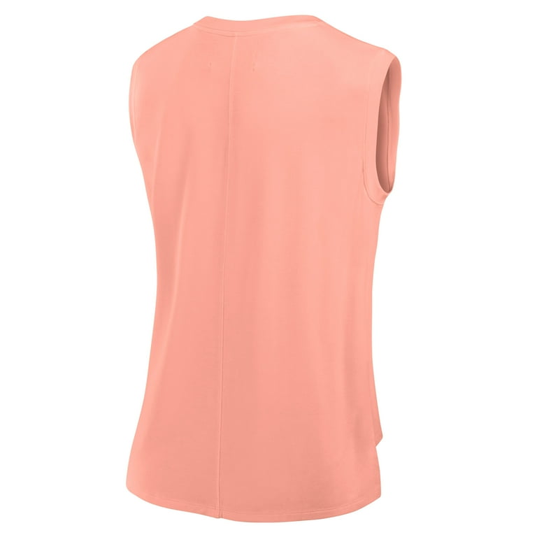 売れ筋商品|||ファナティクス カットソー トップス レディース Women's Coral Los Angeles Dodgers Studio Gym Tank Top Coral Women's Fanatics Coral Los Angeles Dodgers Studio Gym Tank