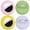 Pink + Teal + Yellow + Purple, variant on SENHAWK 4 Pack Hidden AirTag Holder with Invisible Pin, IPX8 Waterproof Silicone Case, Compatible with Apple AirTag, GPS Tracker Cover for Kids Elderly Clothing Luggage