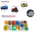 thumbnail image 1 of 220pc Blade Fuse Assortment Auto Car Truck Motorcycle FUSES Kit 5-30A, 1 of 3