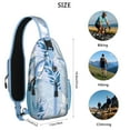 thumbnail image 3 of Adorable Dog-themed Print Travel Chest Bag – Anti-theft Pocket, Lightweight Build, Artistic Pattern – Pet-Friendly Hiking Backpack, 3 of 3
