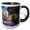 Black/White, variant on 3drose, French Quarter Architecture in New Orleans, 15oz Mug