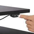 thumbnail image 5 of Stand Steady Techtonic | Electric Standing Desk Converter with 3 Monitor Mounts | Ergonomic Stand Up Desk Converter with Keyboard Tray Holds 3 Screens | Easy & Quiet Sit to Stand at Push of a Button, 5 of 9