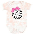 thumbnail image 3 of Inktastic Volleyball with Pink Bow Boys or Girls Baby Bodysuit, 3 of 5