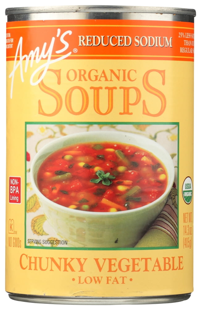 Amy'S Soup Organic Chunky Vegetable , 14.3 Oz