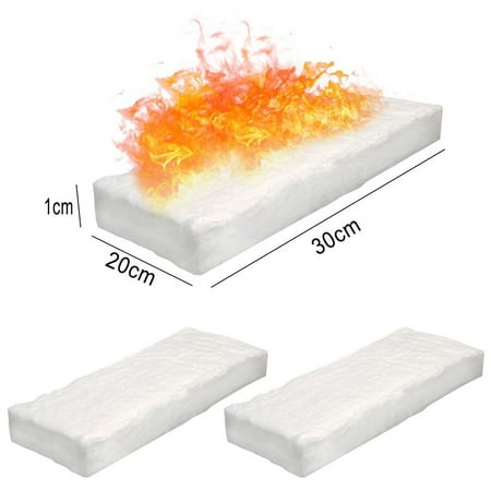 

3pcs calcium-magnesium-silicate fibres Firplace Firebox Safety Bio Fire