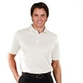 thumbnail image 1 of Monterey Club Men's Micro Spade Texture Solid Golf Polo Shirt #1073, 1 of 2