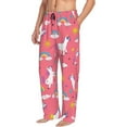 thumbnail image 2 of Disketp Yoga Unicorn Men'S Pajama Pants - Ultra Soft Fleece Sleep And Lounge Pants (Size: S-Xxl), 2 of 9