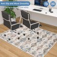 thumbnail image 6 of Aonewoe Office Chair Mat for Hardwood Floor Carpet, 48"X60" Desk Mat for Chair, Non Slip Computer Chair Mat, Floor Mat Office Rugs for Rolling Chairs Hardwood Floors, Boho Blue, 6 of 7
