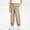 Khaki, variant on Boys Jogger Pants Elastic Waist Elastic Cuff with Pockets Casual Daily School Trousers for Kids Black Size 12 Years