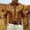 Brown, variant on Print Long Sleeve Shirt for Casual Everyday Wear with Western Cowboy Vibe and Button Down Design