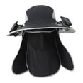 thumbnail image 1 of Sombrero de ventilador jinwen para hombre y mujer con protección solar negro, 1 of 8