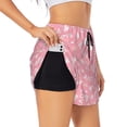 thumbnail image 2 of Haiem Love Women's 2 in 1 Running Shorts - Lightweight Athletic Workout Gym Yoga Breathable Sports Shorts Liner with Phone Pockets-X-Large, 2 of 9