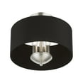 thumbnail image 5 of Livex Lighting - Huntington - 3 Light Semi-Flush Mount In Transitional, 5 of 9